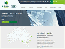 Tablet Screenshot of expressglass.com.au